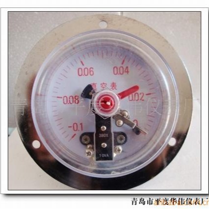 供应轴向电接点真空压力表zx-100(图)