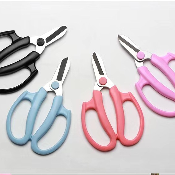 花店专用花枝剪玫瑰花打刺剪不锈钢鲜花修枝剪家用园艺盆栽打刺钳