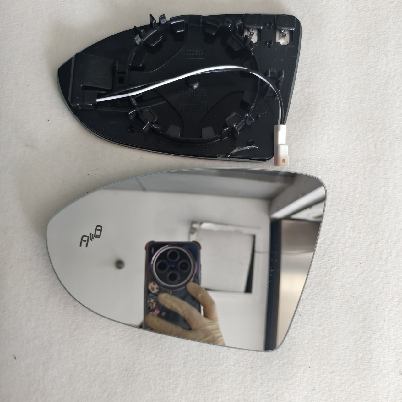 Suitable for Volkswagen Golf 7, Lingdu, Touran L, US version Jetta MK7 rearview mirror blind spot assist lens