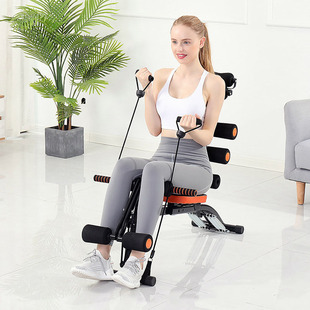 Multifunctional supine plate abdominal muscle fitness equipment abdominal exercise home waist beauty machine abdominal machine