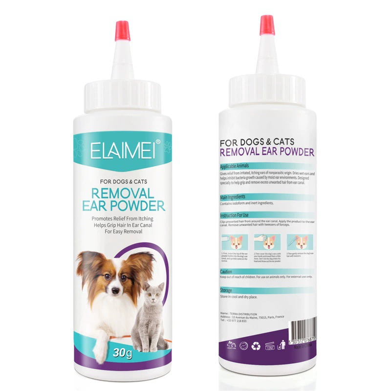 Порошок для чистки ушей домашних животных ELAIMEI (для кошек и собак) – ПОРОШОК ДЛЯ УДАЛЕНИЯ НАСЫРЕНИЙ И ЗАПАДОВ