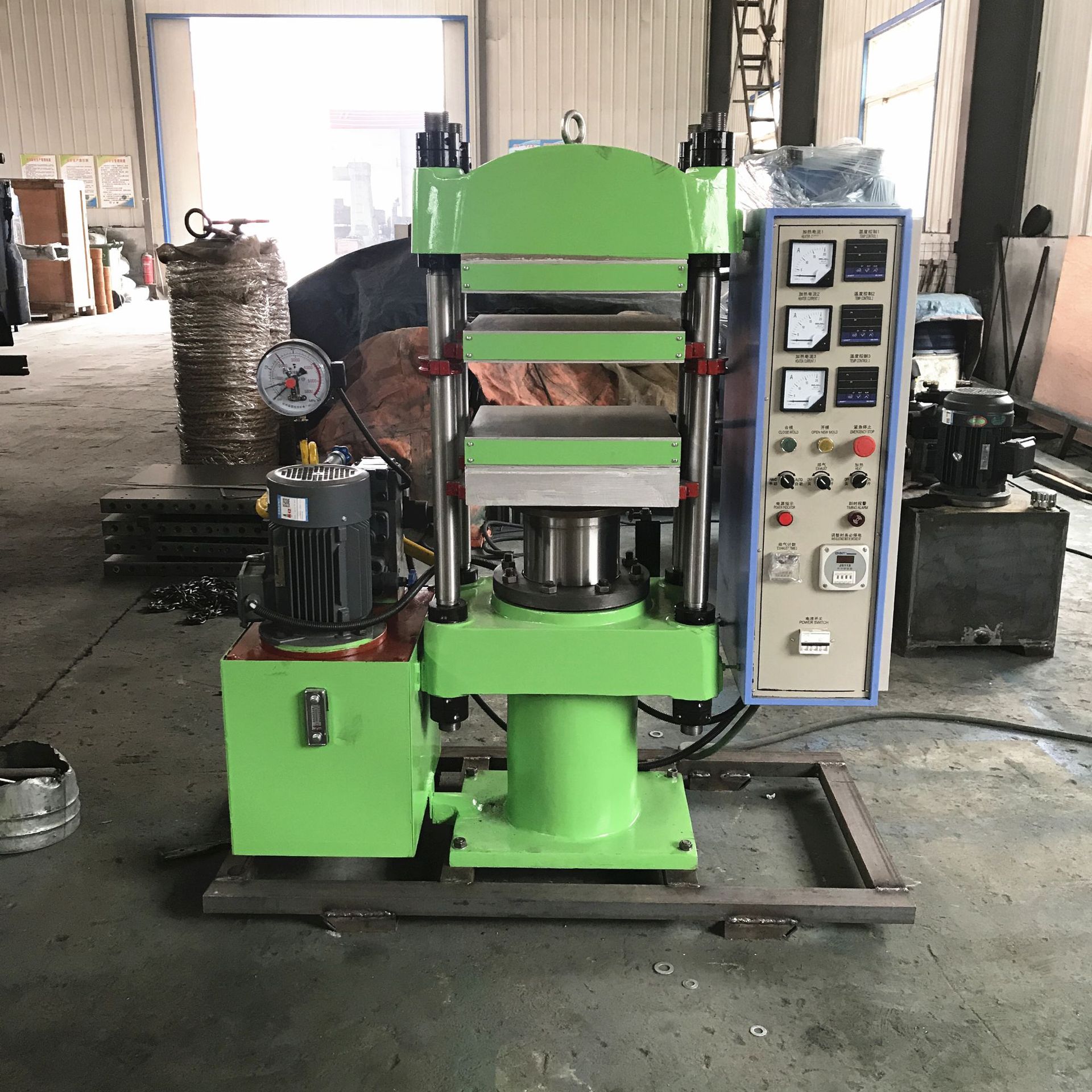 50T400x400x2自动控制平板硫化机