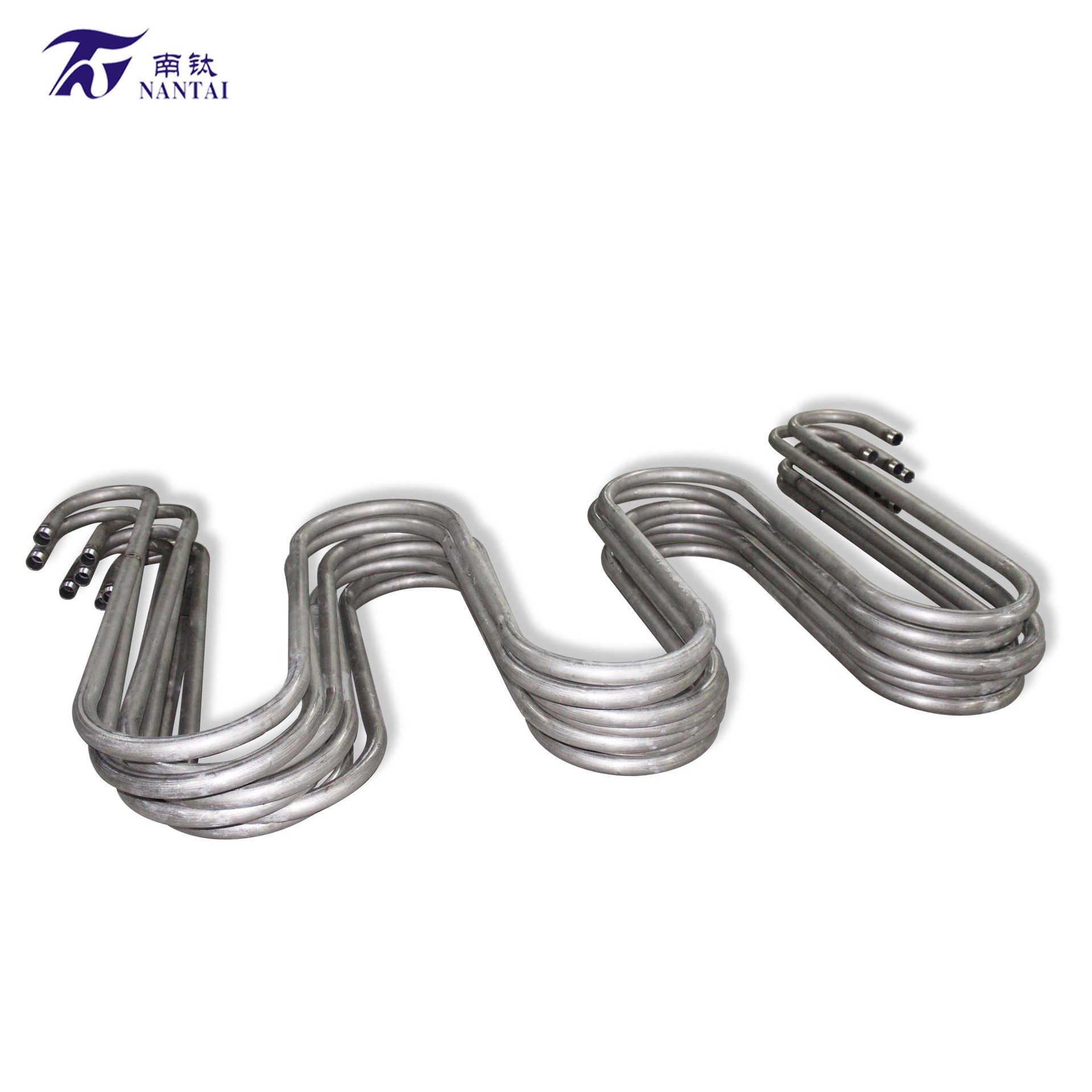 南钛专业纯钛蛇形冷却管