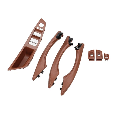 Armrest, handle, handle – assembly - ordinary-edition-left-peptide-7-piece-red-and-brown