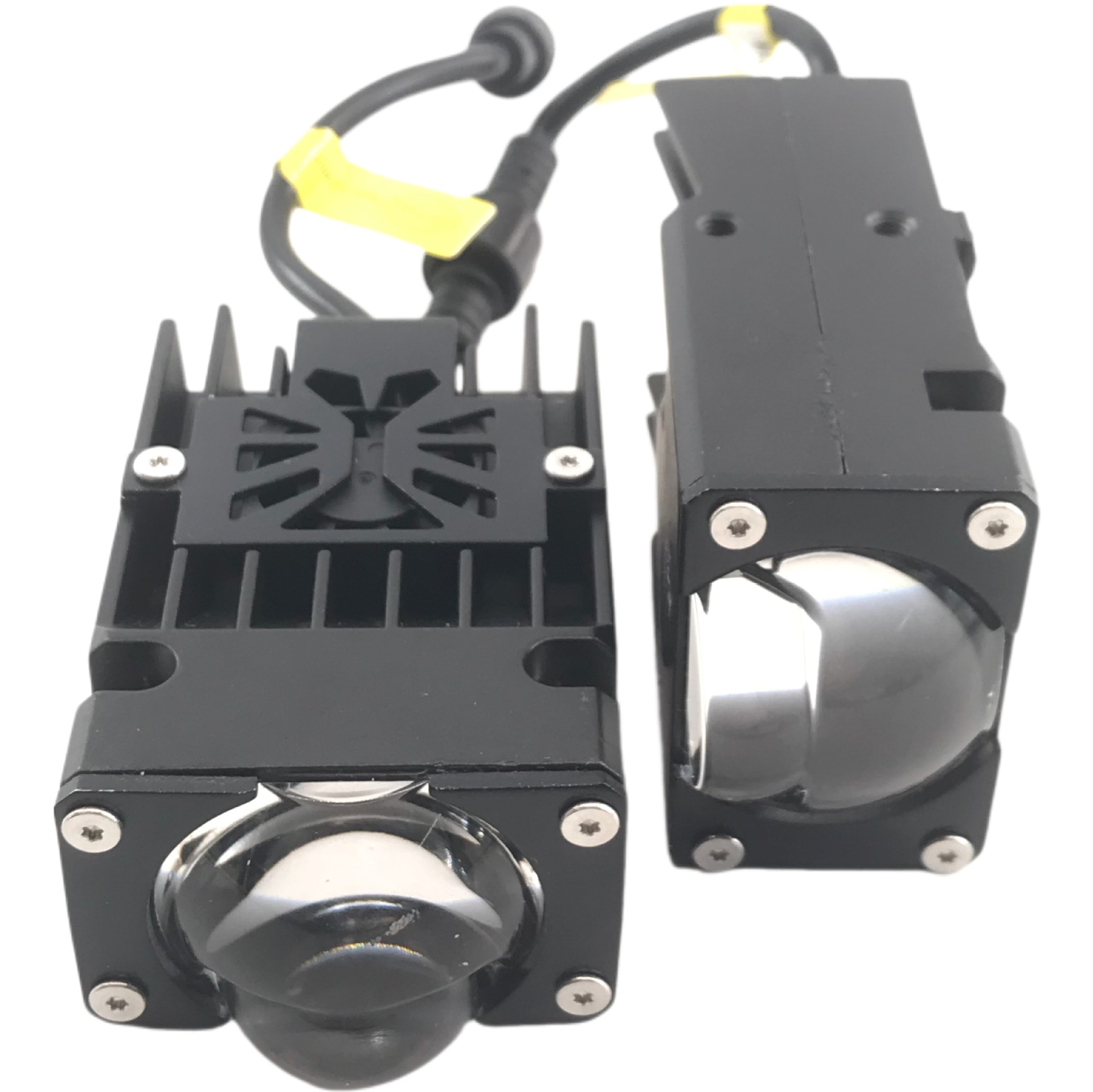 U49 Car Grille Light, Integrated High and Low Beam with Direct Light, Truck Led Grille Dual-Color Spotlight, Motorcycle