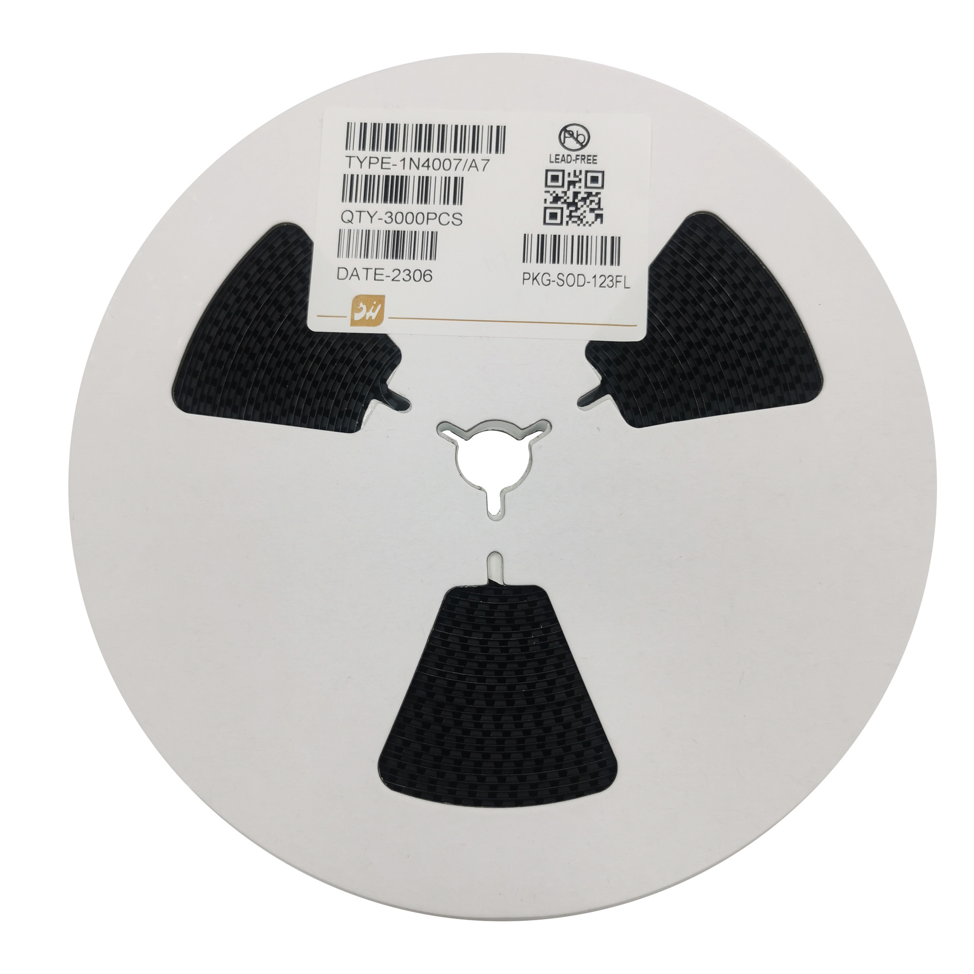 厂家直供1N4007/A7 SOD-123FL 足1A  1000V贴片整流二极管