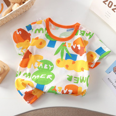 新しいtシャツ純綿女の子半袖夏ベビークラスa半袖赤ちゃん子供吸汗子供服メーカー卸売り