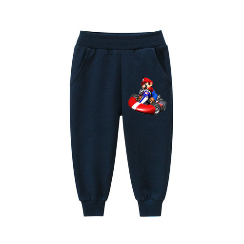 Mario Super Mario Children's Leisure Sports Pants Children's Cartoon Sports Pants Boys Leisure Pants