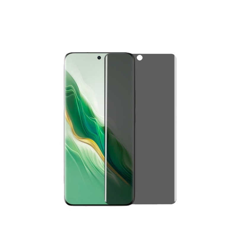 Protector de Pantalla para Honor Magic7Pro, 6 Pulgadas, Curvo, Cobertura Total, 5 Capas, Película Protectora UV de Alta Definición, Anti-Espía, Templada