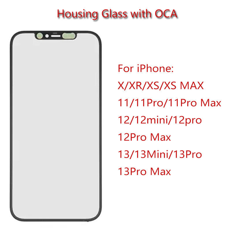 Suitable for Apple iphone 11 pro MAX OCA Glass Cover Glass External Screen Handwriting Screen