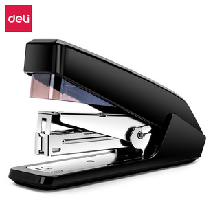 Deli Stationery 0468 Labor-saving Stapler Easy One-finger Pressing Labor-saving Stapler Office Supplies Bookmaker