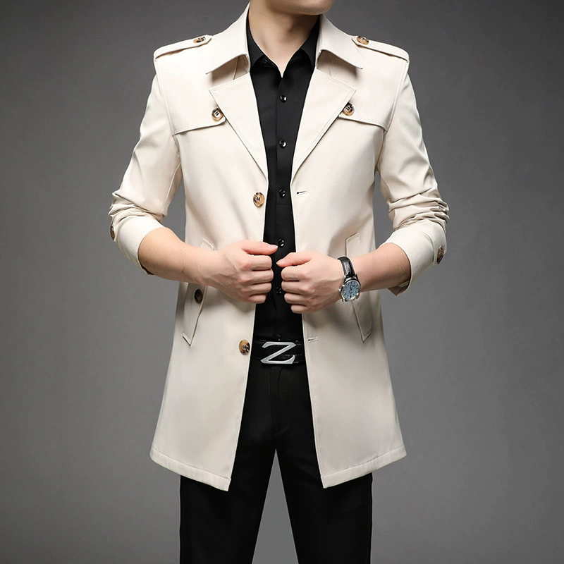 Trench coat, quality jacket, Korean style