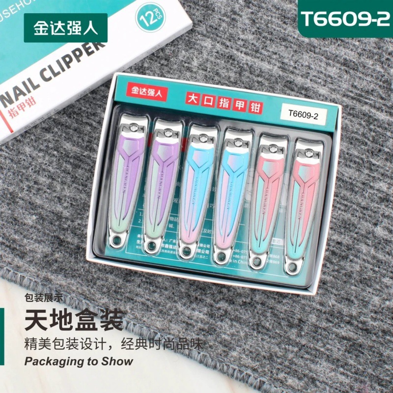 53 caja de forceps de uñas domésticas de boca plana grande manicure tijeras de uñas set de cortador de uñas de metal lotes de departamentos
