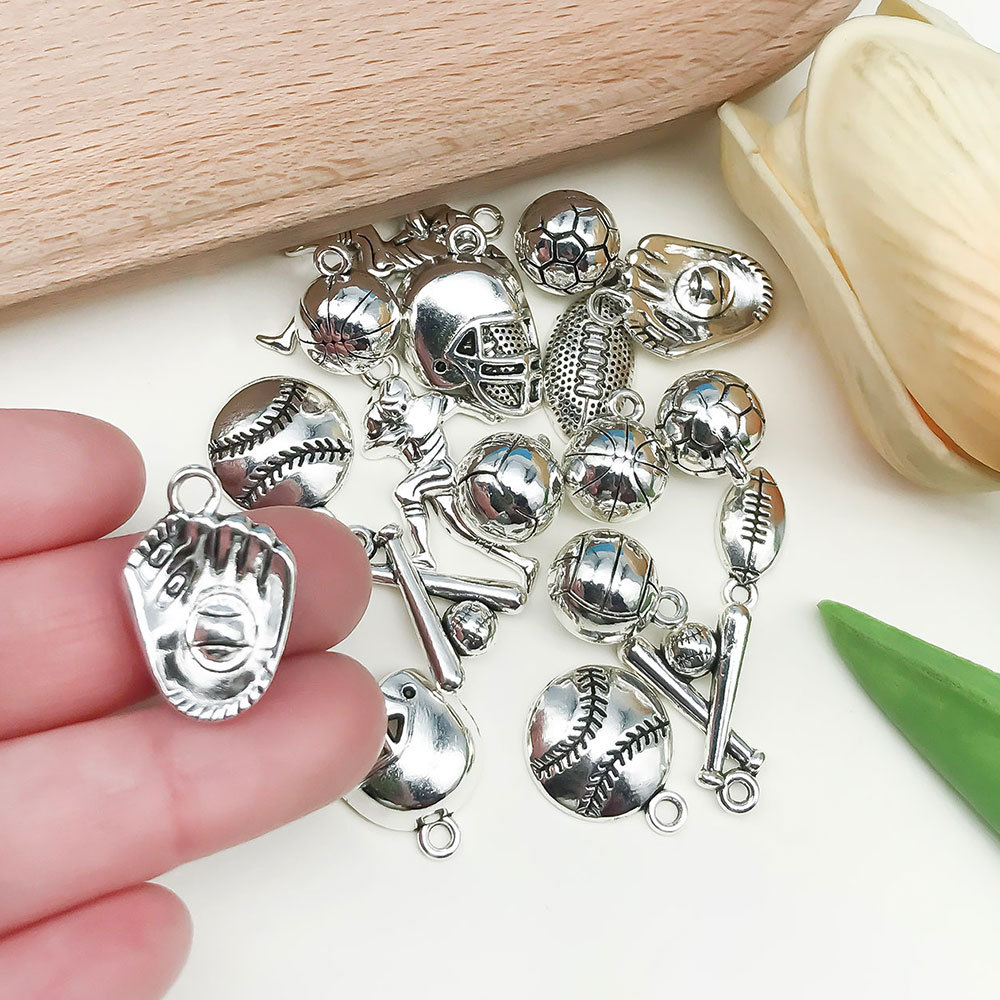 33g Weight Pendant Jewelry Making Type 10-30mm Jewelry Making Size DIY Jewelry Accessories Classification 1 Set Quantity Zinc alloy Material Human, Letter, Ball Pattern Casual, Simple Style Style 1 Set 10-30mm Zinc Alloy Human Letter Ball Pendant 5