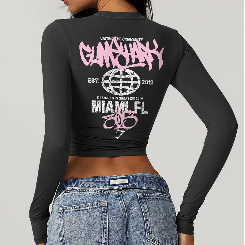 Shark, demi-season sexy quick dry quality long-sleeve, slim fit