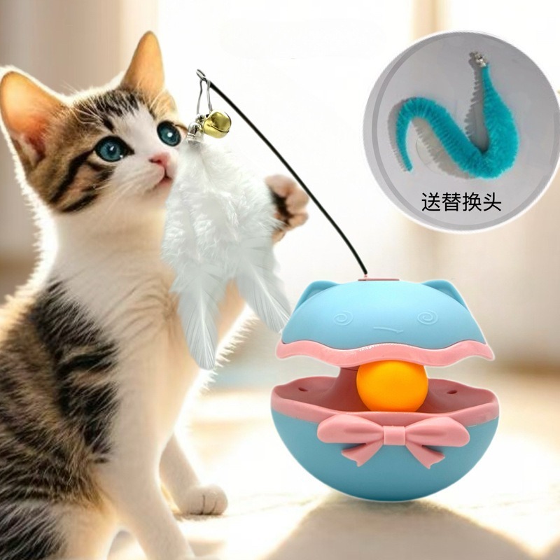 【同款低价】汇总跨境新品宠物猫玩具大飞鱼替换头逗猫棒玩具|undefined
