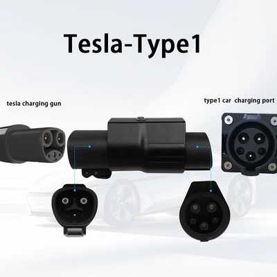 Qiao Yi New Energy Tesla Tsl to American Standard J1772 Charging Head Adapter Tpc Charging Pile Conversion Head (EV şarj adapterləri) - tesla-turns-to-american-standard-vehicles