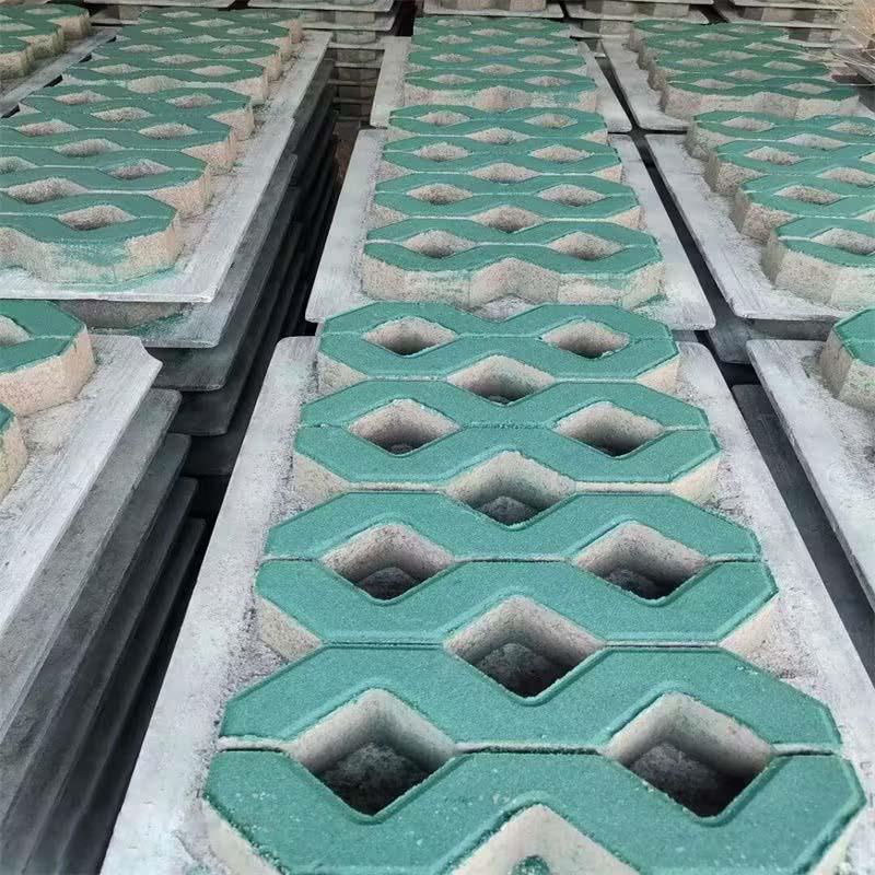 八字砖建筑工地停车场耐磨损施工便捷抗压性强经久耐用本地发货