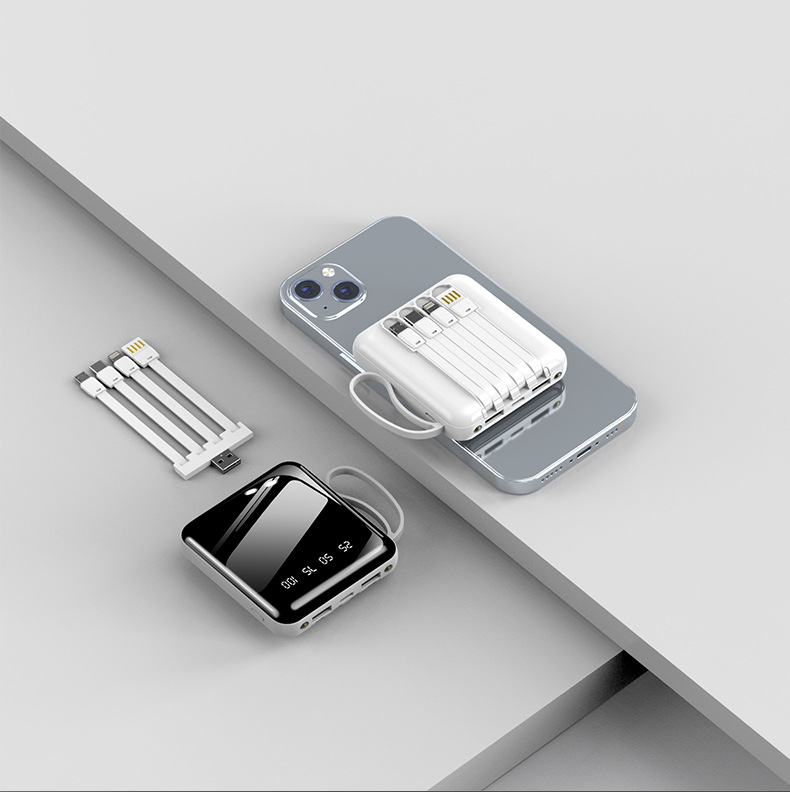 批发自带线共享充电宝20000毫安大容量迷你移动电源礼品定 制LOGO详情15