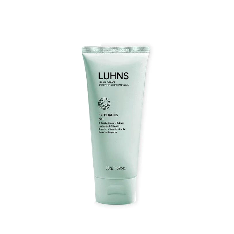 Травяной exfoliating гель, мягкое осветляющее и питательное очищение, 50 г