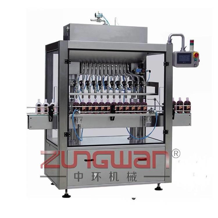 ZHS-12全自动膏体活塞灌装机灌装机械是中环ZHS-121kw2500*810*22