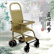 婴儿藤椅小孩仿藤竹编夏季推车小推车仿轻便竹子推车儿童推车推车