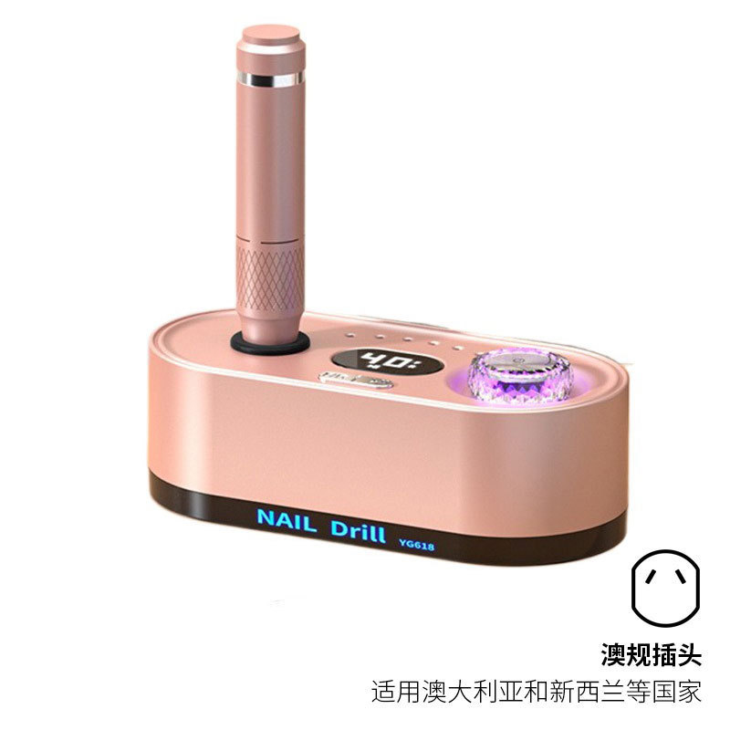 Dispositivo de descarga de uñas eléctrico especial para la tienda de uñas de almacenamiento eléctrico transfronterizo 40 000 RPM rectificador de velocidad ajustable