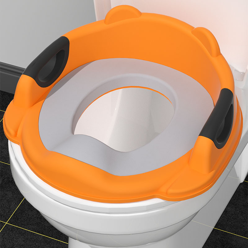 Inodoro infantil de tamaño grande, inodoro para bebés, asiento para bebés, cojines para niños, cubre el inodoro, escaleras para niñas, inodoro doméstico