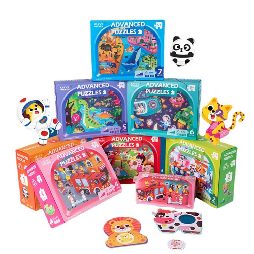 Amazon children's early education puzzle block advanced puzzle baby toddler enlightenment toys 1-2-3-4-5 years old batch