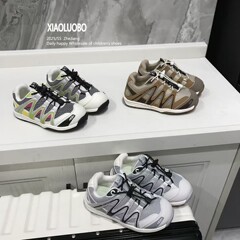 儿童鞋2025秋款男童时尚轻便老爹鞋女童百搭休闲学生跑步运动鞋潮