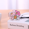 Cartoon anime cute windy two -sided acrylic PP clip