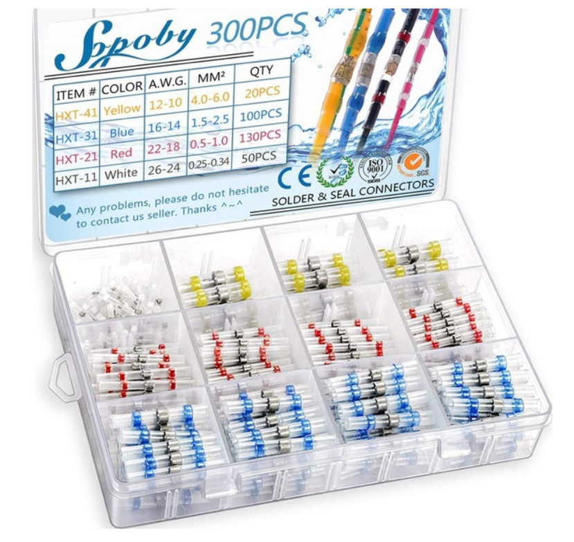 300PCS 박스형(흰색 50 빨간색 130 파란색 100 노란색 20)