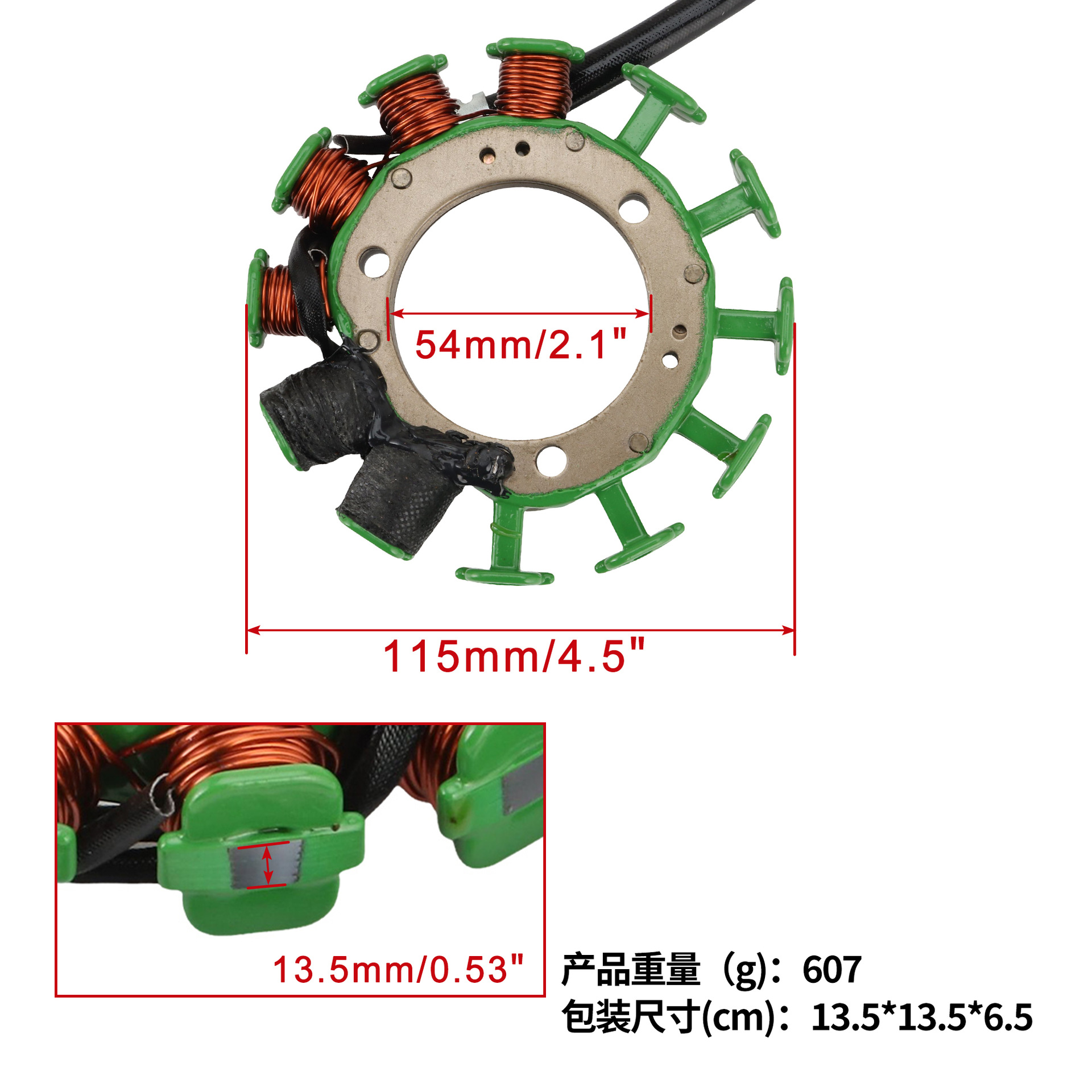 Ignition Coil Stator Suitable for Honda Xr600 Xr600R a 1991-1999 31120-Mn1-681
