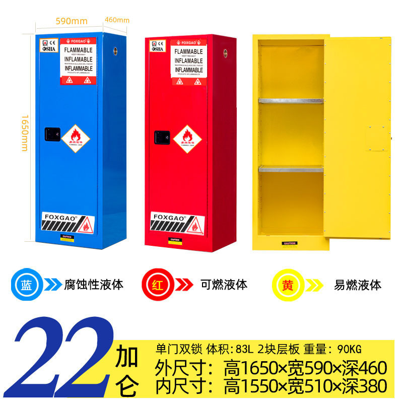 22 gallons yellow (double thickened)