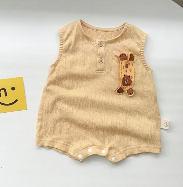 [Liquidación de verano para bebés y niños] mono de bebé verano nuevo traje de bebé ligero y transpirable
