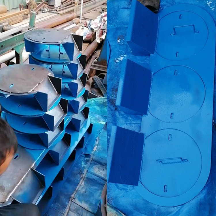 Accesorios de molde de sellado de anclaje de hormigón para molde de sellado final de ferrocarril de puente ferroviario de alta velocidad prefabricado T-beam