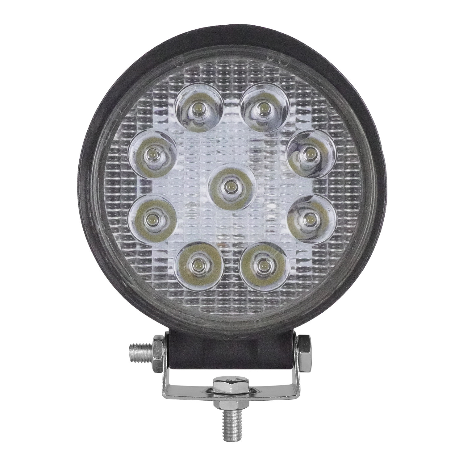 Carcasa redonda de 4 pulgadas para luz de trabajo LED para automóvil, carcasa para luz de montacargas, accesorios para carcasa de luz de automóvil, carcasa de luz de automóvil de fundición a presión.