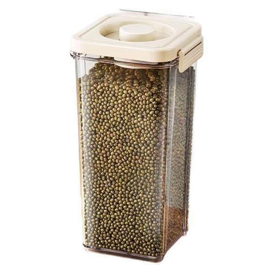 Vacuum Sealed Cereals Press Type Food Grade Dry Goods Storage Box Storage Snacks Plastic Storage Jar