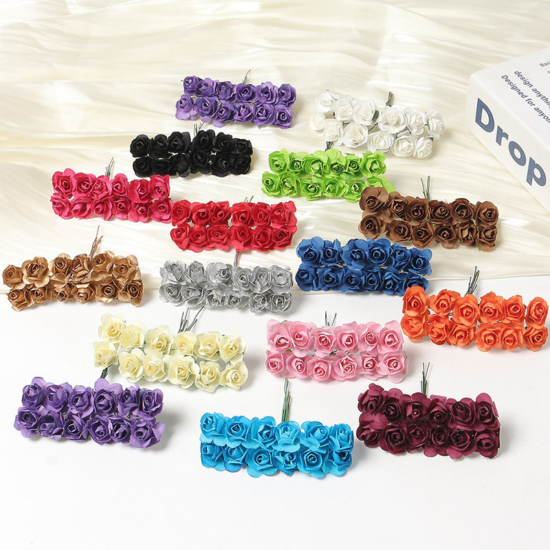 Artificial Plum Blossom and Rose Paper Flowers for DIY Wreaths, Wedding Candy Box Decorations, and Wedding or Opening Ceremony Flower Walls Artificial Plum Blossom and Rose Paper Flowers for DIY Wreaths, Wedding Candy Box Decorations, and Wedding or Opening Ceremony Flower Walls