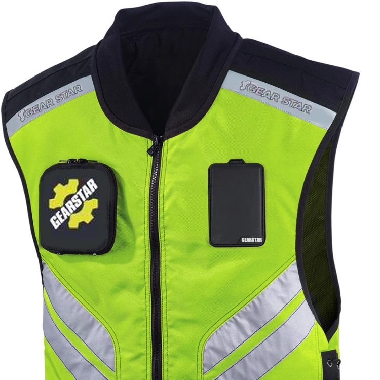 Motocicletas de cross-country chaleco reflectante equipo al aire libre motociclistas de acuerdo con la ropa de seguridad fluorescente