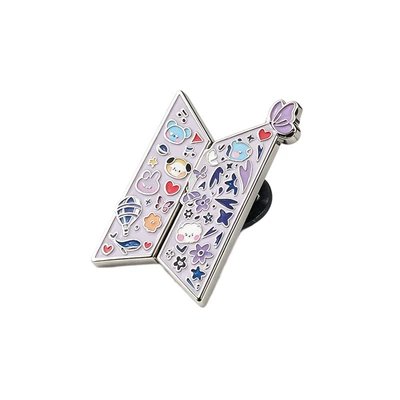enamel brooch gift accessory — Yaxa sancaqları