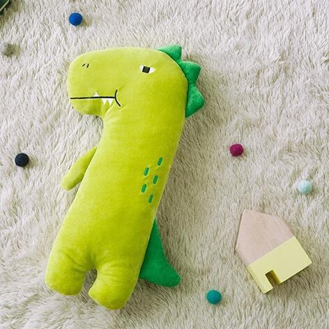 Corea del Sur pequeño animal muñeca niños asiento de coche cubierta la correa seguridad calmante almohada felpa