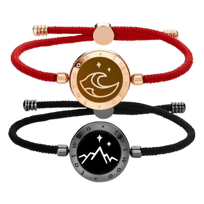 Totwoo amor juramento pareja pulsera vibración inteligente inducción interactiva de larga distancia amor pulsera para niños y niñas