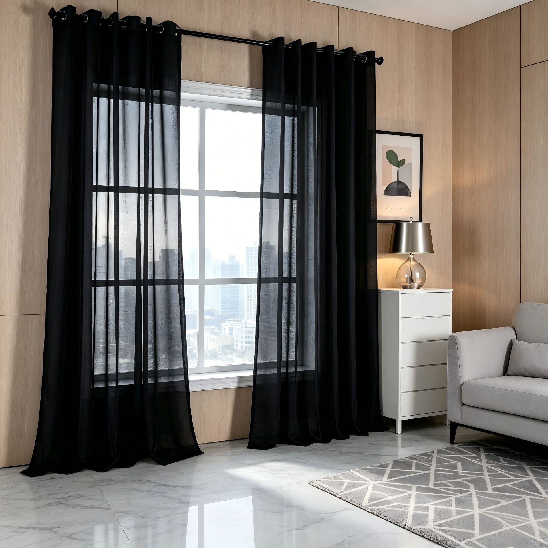 Amazon transfronterizo todo color cortina vertical dormitorio comedor partición residencial translucente protección solar cortina de producto acabado