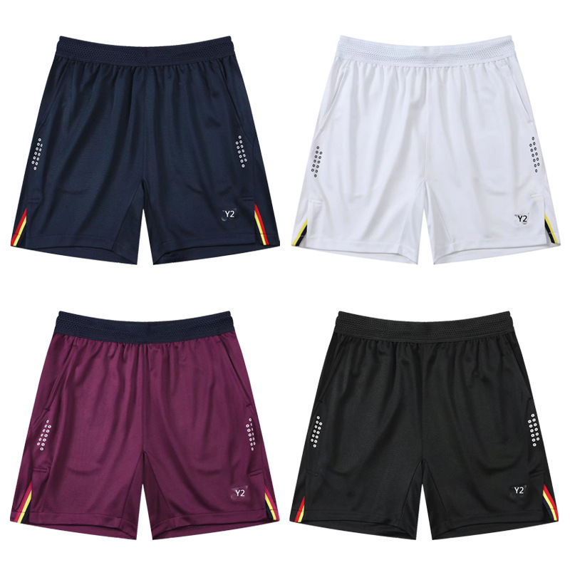 New Badminton Clothing Shorts Badminton Clothing Men's and Women's Pants Competition Sports Training Pants Children's Running Pants 92005