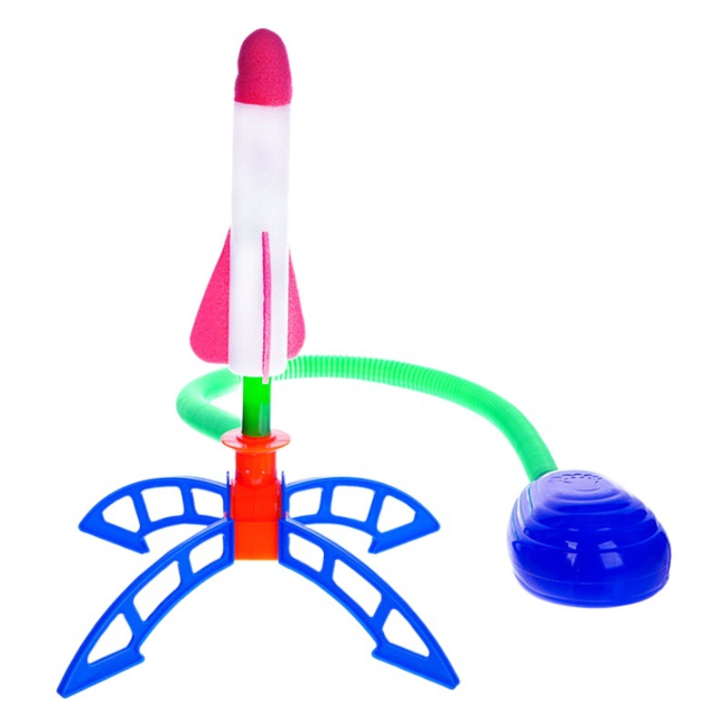 Lanzador de cohetes chongtian, juguete volador de pie, catapulta al aire libre de tipo pedal para niños pequeños