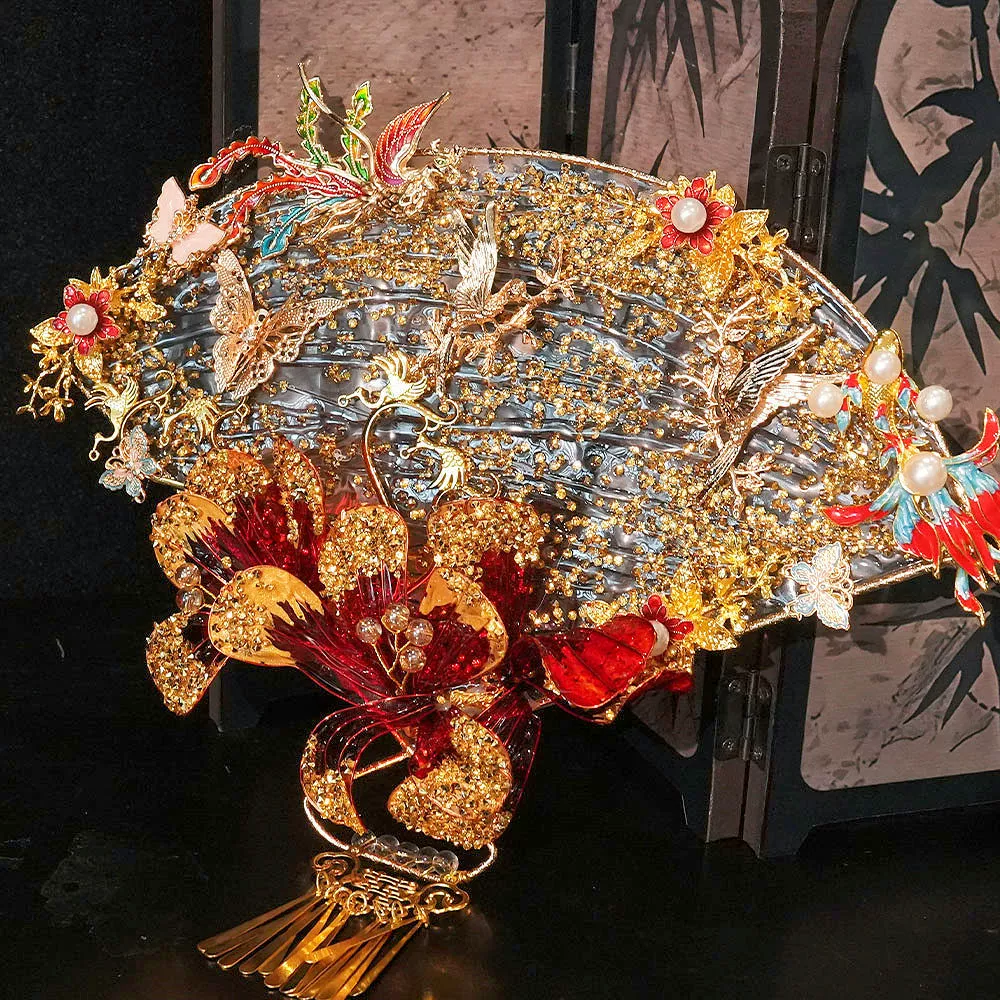 Materials set for bride, handmade, high-end, Chinese style
