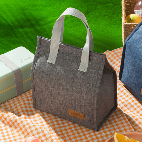 Zhenwei Minimalist Meal Bag Vertical Portable Cationic Lunch Bag Insulated Bag Lunch Box Bag Large Capacity Lunch Bag