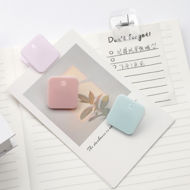 シンプルins角型クリップキャンディー色プラスチッククリップ|undefined