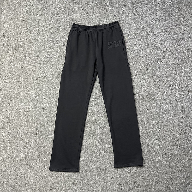 Planeta roto traje de carta de espuma básica suelta marca de moda para hombres y mujeres suéter con capucha pantalones de chándal rectos